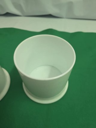 Barattoli ceramica vintage campo medico pezzi 2