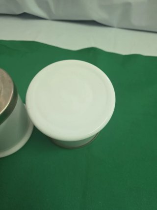 Barattoli ceramica vintage campo medico pezzi 2