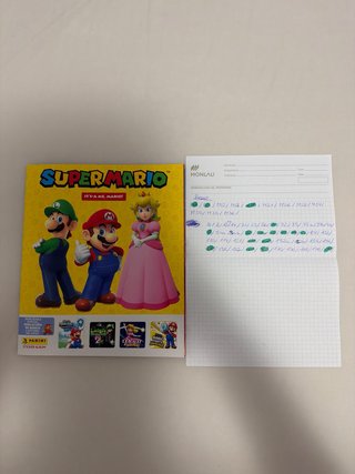 Cambio Cromos Super Mario Panini