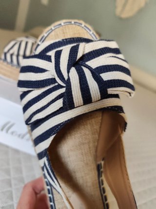 Sandalias marineras con lazo