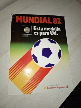 Medalla Plata Mundial 82 España Acuñaciones