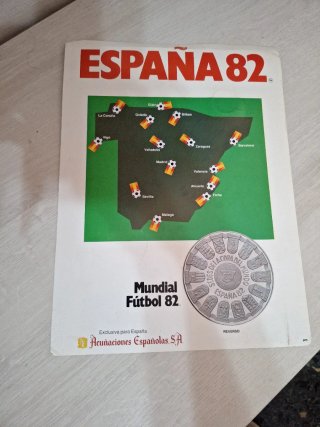 Medalla Plata Mundial 82 España Acuñaciones