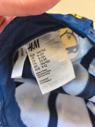 Gorra Mario Kart Nintendo azul niño H&M