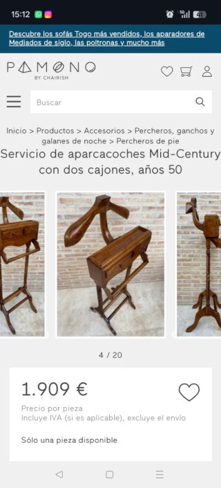 Aparador Caballero Vintage Madera