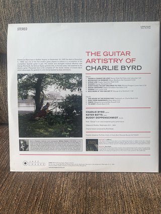 Vinilo Charlie Byrd - The Guitar Artistry