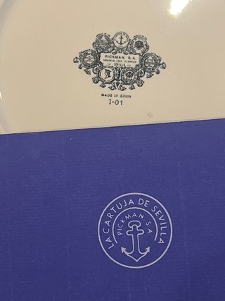 Vajilla Cartuja de Sevilla Pickman Completa 1995