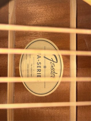 Guitarra Acústica Fender FA Series