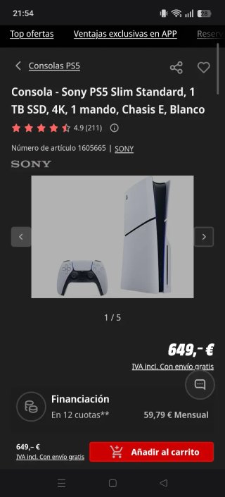 Consola Sony PS5 825GB + Spider-Man Miles Morales