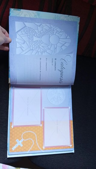 libro dedicatoria comunión