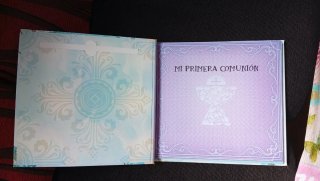 libro dedicatoria comunión