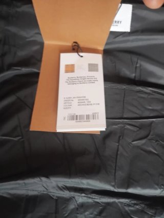 Plumífero Burberry Negro Talla M