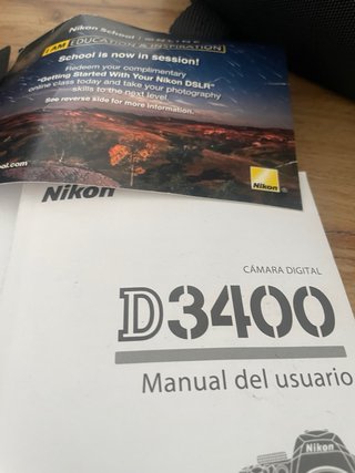 Cámara Nikon D3400 Negra