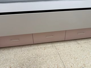 Cama nido doble con almacenaje