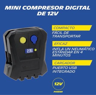 COMPRESOR DE AIRE MICHELIN COCHE 12V  3,5 BARES
