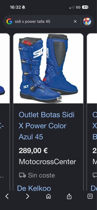 Botas Sidi Motocross