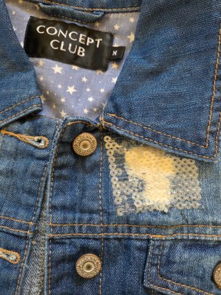 Gilet jeans cropped Concept Club - Taglia M