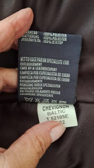 Chaqueta Piel Chevignon Talla M