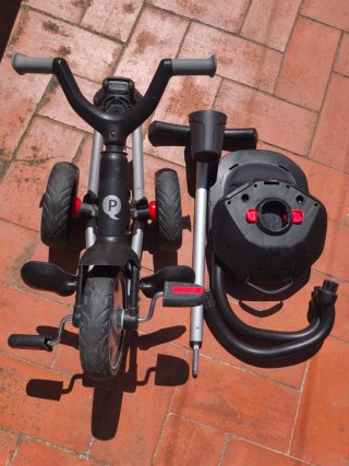 Triciclo QPlay Nova Plegable Negro