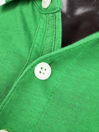 Michael Kors Polo Uomo M Verde Slim Casual Logo MK