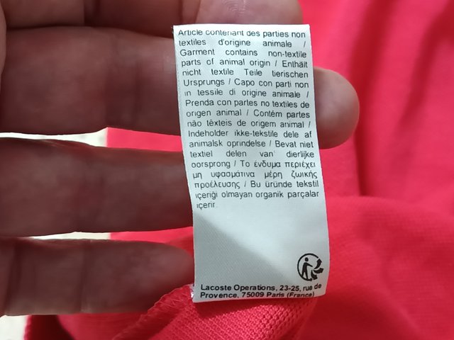 Polo Lacoste Classic Fit Taglia M