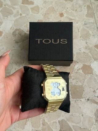 Reloj Tous Dorado Digital Oso