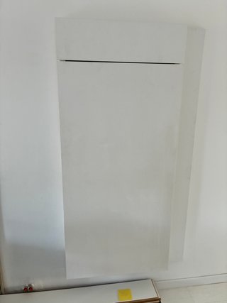 Mesa Plegable Pared Blanca Negra