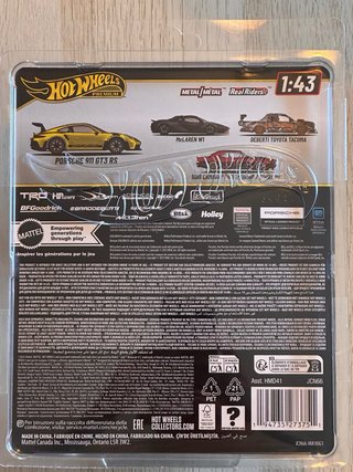 Hotwheels Porsche 911 GT3 RS Premium 1:43