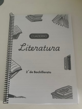 Cuadernillo de literatura de 2°Bachillerato.