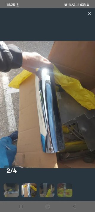 Puntas parachoques  cromados Seat 600,renault,gord
