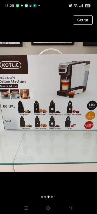 Cafetera Kotlie Multi Cápsula ST-550