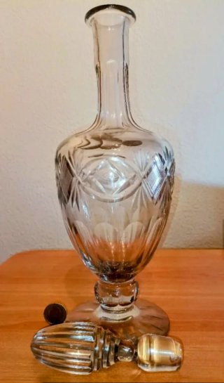 Juego copas cristal tallado vintage