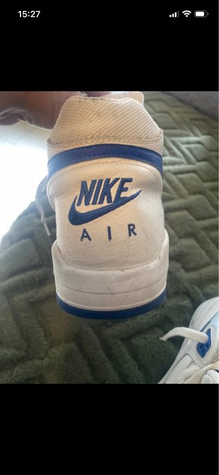 Nike Air Flight zapatillas blancas y azules