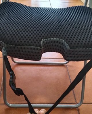 Cojín Cuña Negro Silla Coche Oficina