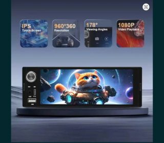Radio Coche Pantalla Multimedia 1 DIN
