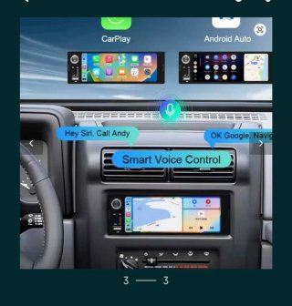 Radio Coche Pantalla Multimedia 1 DIN