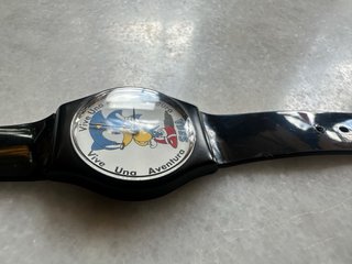 Reloj vintage consola master sistem II SEGA Sonic