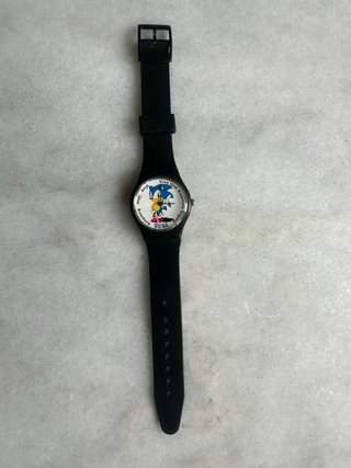 Reloj vintage consola master sistem II SEGA Sonic