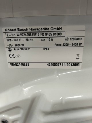 Lavadora Bosch Avantixx 8 8kg