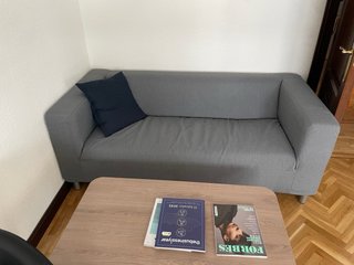 Sofá 2 plazas Ikea KLIPPAN Vissle gris