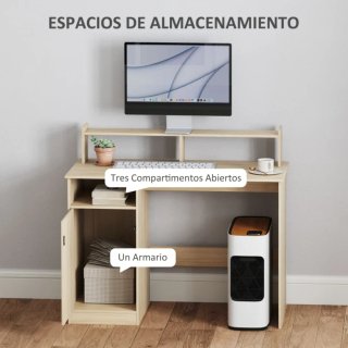 Escritorio moderno con soporte monitor
