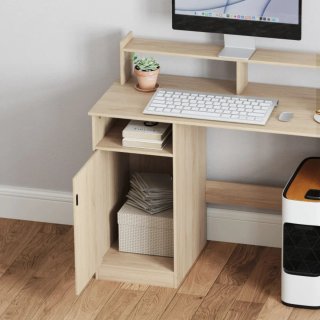 Escritorio moderno con soporte monitor