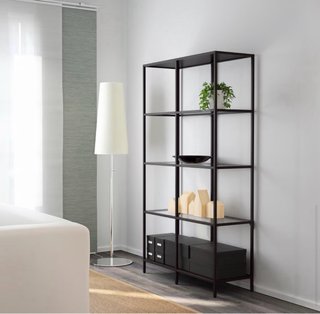 Estantería Ikea Metal y Vidrio Templado