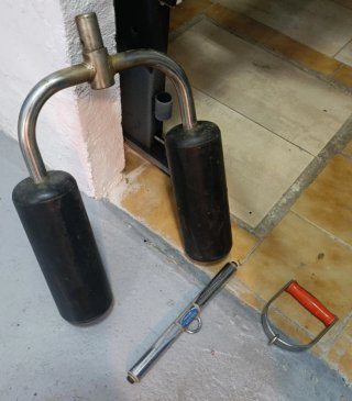 Banco y polea multifunción Salter 227cm de alto