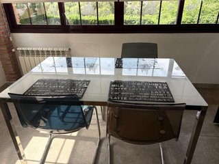 Juego de 4 sillas de comedor modernas