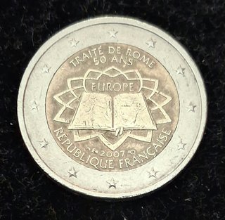 Moneda 2€ Francia 2007 circulada