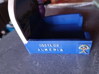Tarjetero recuerdo cerámica Costa de Almería