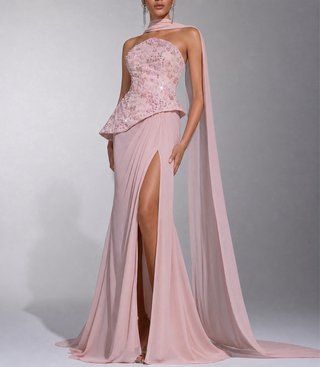Vestido de fiesta rosa sin estrenar