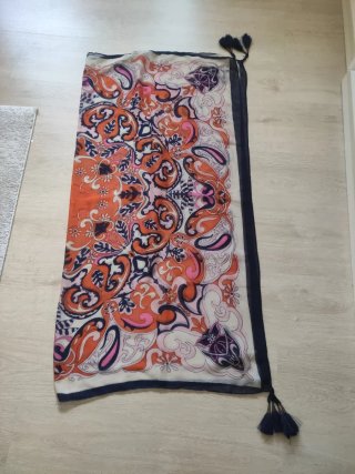 Conjunto Jersey y Pañuelo Mujer Naranja