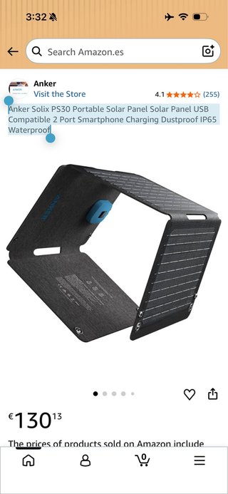 Anker Solix PS30 Portable Solar Panel Solar Panel