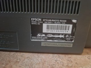Impresora Escáner Epson Stylus Photo RX420